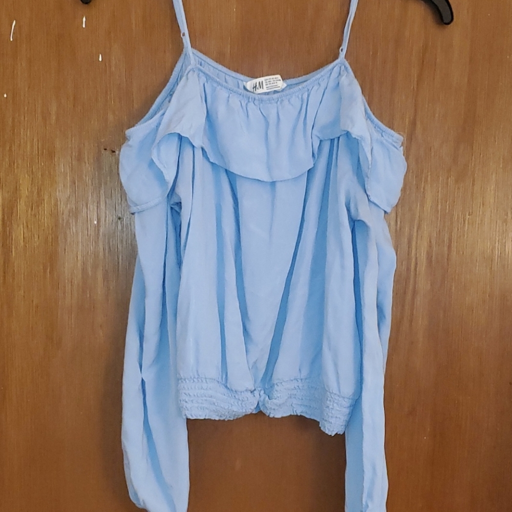 Baby blues crop top